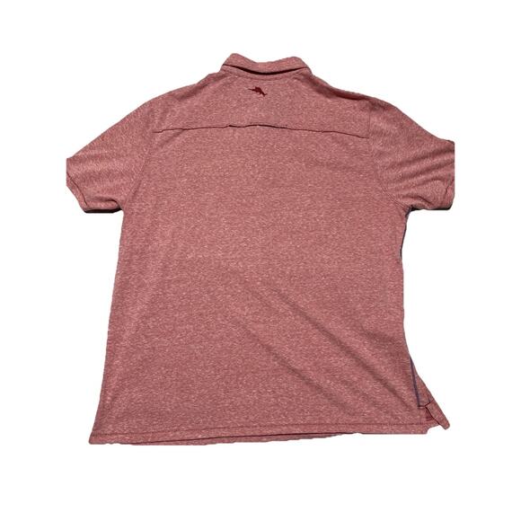 Tommy Bahama Shirt Mens Extra Large Red Island Zone Coastal Performance Golf - Picture 2 of 9